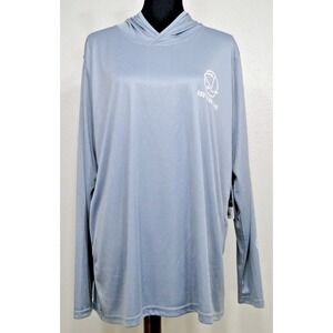 SOUTHERN LURE Bite Me‎ Granite Gray Long Sleeve Hoody UV 50 XL Marsh Tide NWT